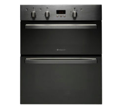 Hotpoint UD53X Electric Built-under Double Oven - Stainless Steel